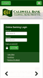 Mobile Screenshot of caldwellbankandtrust.com
